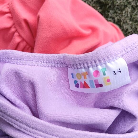 Little girls, Dot Dot Smile girls tier bell sleeve dress - Picture 2 of 15